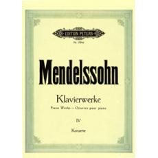 Mendelssohn - Klavierwerke Vol .4