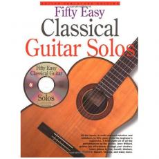 50 Easy Classical Guitar Solos (BK/CD)