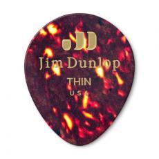Dunlop Celluloid Shell Teardrop Pick - Thin