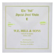 W.E. Hill & Sons Special Steel Violin Ε - Loop End, Medium