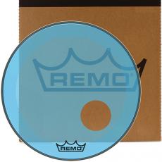 Remo PowerStroke P3 Colortone Bass, Offset Hole - Blue, 18