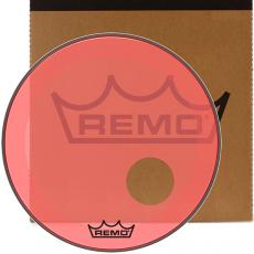 Remo PowerStroke P3 Colortone Bass, Offset Hole - Red, 18
