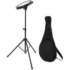 On-Stage DFP5500 Drum Practice Pad with Stand and Bag