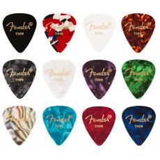 Fender Celluloid Medley 351 - Thin, 12 Pack