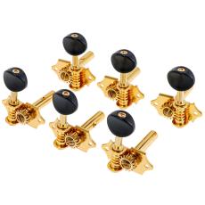 Arius 426 Machine Heads - Gold / Black Oval Buttons