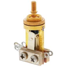 Switchcraft Toggle Switch Straight - Short, Gold