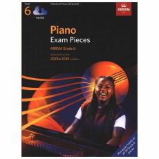ABRSM Piano Exam Pieces 2023 & 2024, Grade 6 with Online Audio