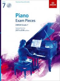 ABRSM - Selected Piano Exam Pieces 2017-2018, Grade 7 (Book + CD)
