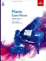 ABRSM - Selected Piano Exam Pieces 2017-2018, Grade 6 (Book Only)