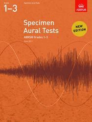 ABRSM - Specimen Aural Tests , Grades 1-3 (Book Only)