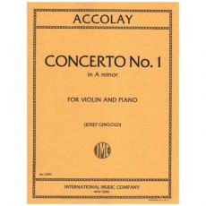 ACCOLAY - Concerto No. 1 in A minor for Violin