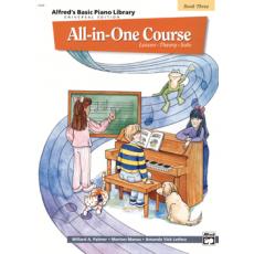 Alfred's Basic Piano Library-All In One Course-Book 3