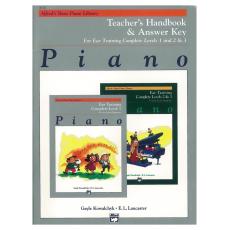 Alfred's Basic Piano Library - Ear Training Teacher's Handbook & Answer Key Complete 1-3