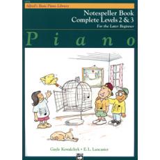 Alfred's Basic Piano Library - Notespeller Book Complete Level 2 & 3