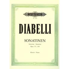 Anton Diabelli - Sonatinen Opus 151, 168 / Εκδόσεις Peters