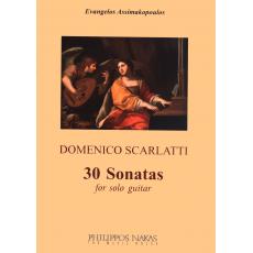 Ασημακόπουλος Ευάγγελος - Scarlatti 30 Sonatas for solo guitar