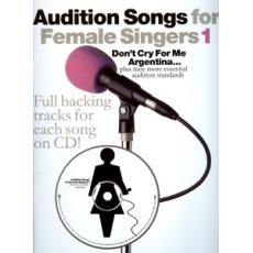Audition Songs for female singers Vol 1 + CD 