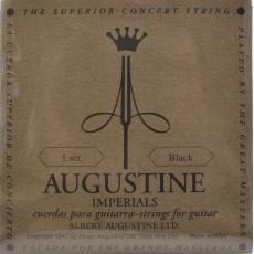 Augustine 528A Imperials Black Set - Low Basses / High Trebles