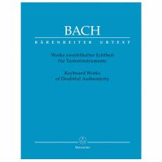 Bach - Keyboard Works Of Doubtful Authenticity