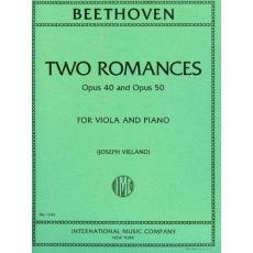 Beethoven Two Romances for Viola, Opus 40 & 50