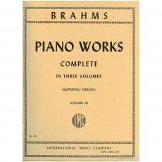 Brahms - Klavierweke III