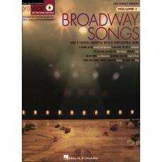 Broadway songs for female singers-Book + CD
