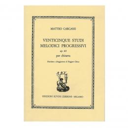 Carcassi - Venticinque Studi Melodici Progressivi Op.60 Per Chitarra - Zerboni