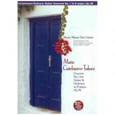 Castelnuovo - Tedesco: Guitar Concerto No. 1 in D Major, Op. 99 (BK/CD)