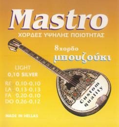 Mastro Custom Bouzouki 8-string Silver - 010 Light Set