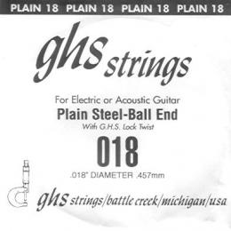 GHS 018 - Plain Steel, Ball End