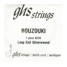 GHS BZ28 Bouzouki - Loop End, Silver Wound
