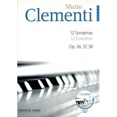 Clementi Muzio - 12 Sonatinas op.36,37,38 + CD
