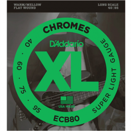 Daddario ECB80 Chromes, Long Scale - 40-95