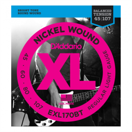 Daddario EXL170BT Nickel Wound, Balanced Tension, Long Scale - 45-107