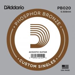Daddario PB020 Phosphor Bronze - .020