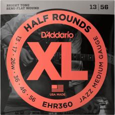 Daddario EHR360 Half Rounds, Jazz Medium - 13-56