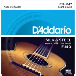 Daddario EJ40 Silk & Steel - 11-47