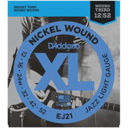 Daddario EJ21 Nickel Wound - 12-52