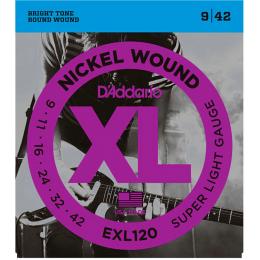Daddario EXL120 Nickel Wound - 09-42