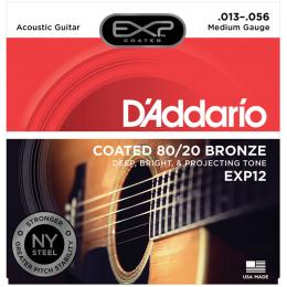 Daddario EXP12 Coated 80/20 Bronze - 13-56