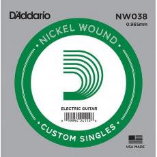 Daddario NW038 Nickel Wound - .038