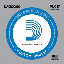 Daddario PL017 Plain Steel - .017