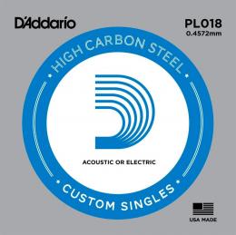 Daddario PL018 Plain Steel - .018