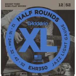Daddario EHR350 Half Rounds - 12-52