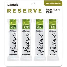 Daddario Reserve Tenor Sax Reed Sampler Pack - 3.0/3.0+/3.5