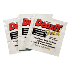 DeoxIT G1W GOLD wipes, 100% solution - 25 pack
