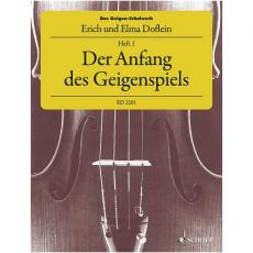 Doflein - Der Anfang des Geigenspiels. Band 1