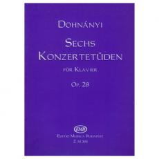 Dohnanyi - Six Concert Etudes Op.28