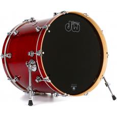 DW Performance Bass Drum, Cherry Stain Lacquer - 18