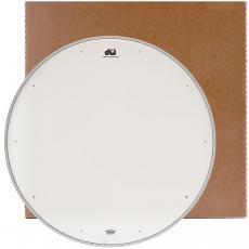 DW 2-ply Coated White Snare, with Tuning Sequence - 10